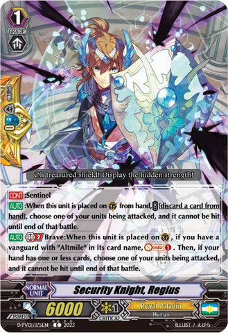 Security Knight, Regius (D-PV01/175EN) [History Collection]