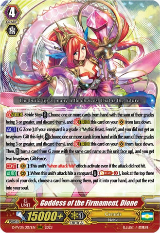 Goddess of the Firmament, Dione (D-PV01/007EN) [History Collection]