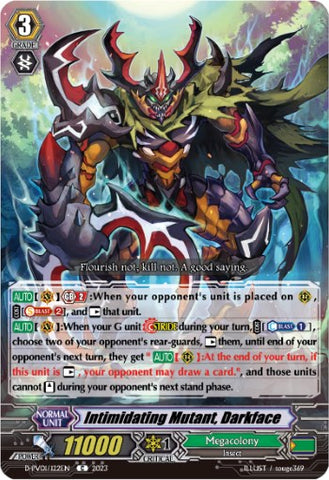 Intimidating Mutant, Darkface (D-PV01/122EN) [History Collection]