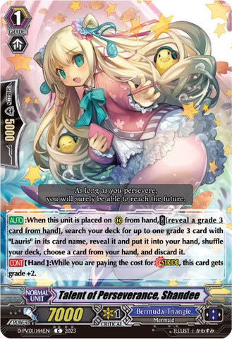 Talent of Perseverance, Shandee (D-PV01/144EN) [History Collection]