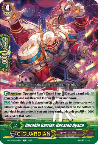Durable Barrier, Hecaton Gyace (D-PV01/091EN) [History Collection]