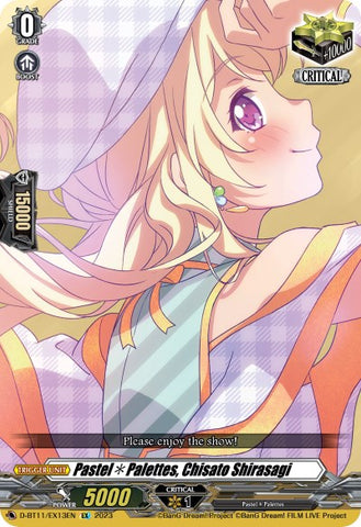 Pastel*Palettes, Chisato Shirasagi (D-BT11/EX13EN) [Clash of the Heroes]