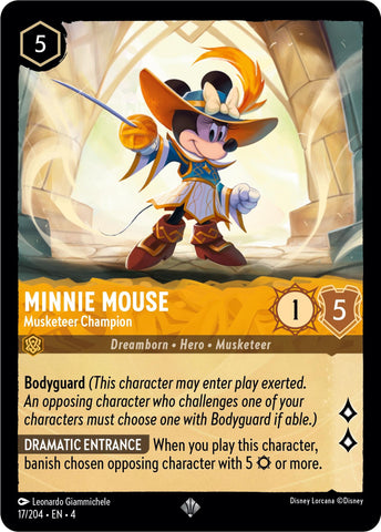 Minnie Mouse - Musketeer Champion (17/204) [Ursula's Return]