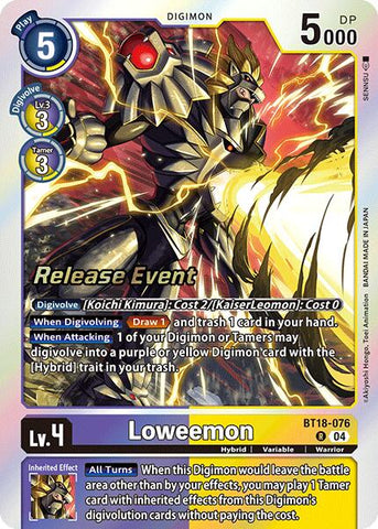 Loweemon [BT18-076] [Release Special Booster Ver.2.0 Promos]