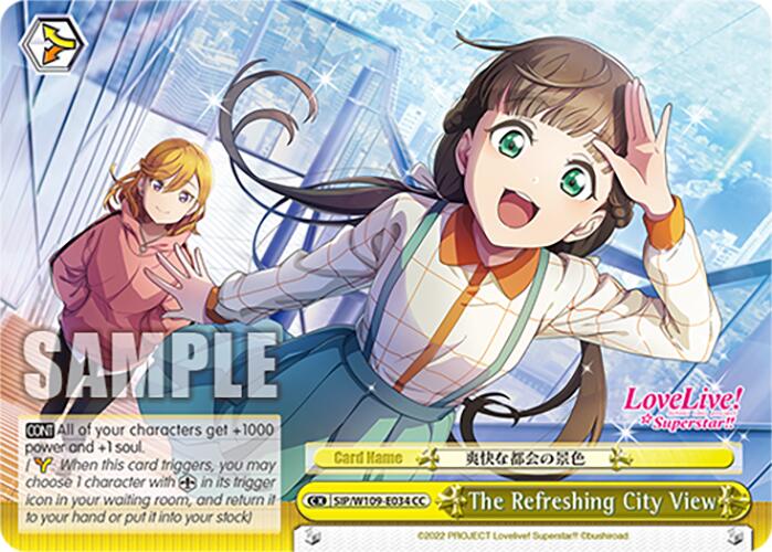 The Refreshing City View (SIP/W109-E034 CC) [Love Live! School idol festival 2 MIRACLE LIVE!]