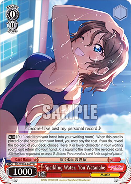 Sparkling Water, You Watanabe (SIS/W109-E057 R) [Love Live! School idol festival 2 MIRACLE LIVE!]