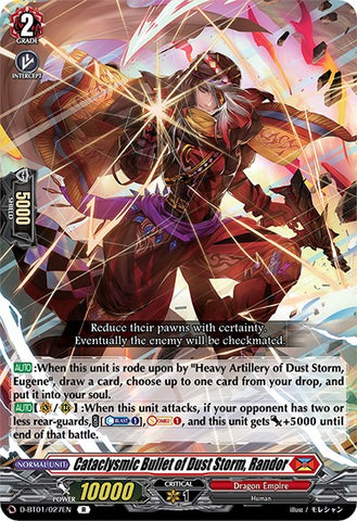 Cataclysmic Bullet of Dust Storm, Randor (D-BT01/027EN) [Genesis of the Five Greats]