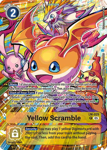 Yellow Scramble [LM-029] (Alternate Art) [Starter Deck: Hero of Hope]