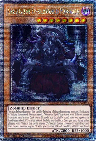 Erebus the Underworld Monarch [RA04-EN019] Quarter Century Secret Rare