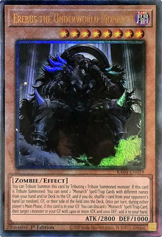 Erebus the Underworld Monarch [RA04-EN019] Prismatic Ultimate Rare