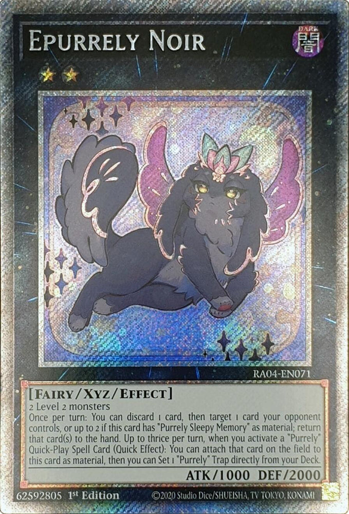 Epurrely Noir [RA04-EN071] Platinum Secret Rare
