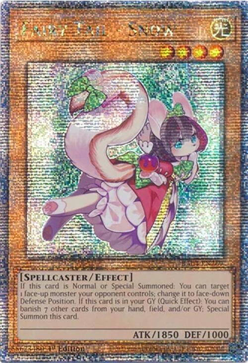 Fairy Tail - Snow [RA04-EN269] Quarter Century Secret Rare