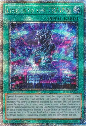Link into the VRAINS! [RA04-EN294] Quarter Century Secret Rare