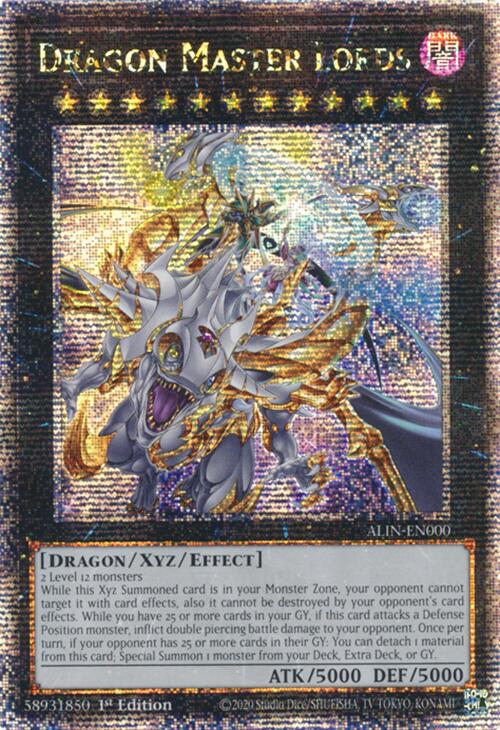 Dragon Master Lords [ALIN-EN000] Quarter Century Secret Rare