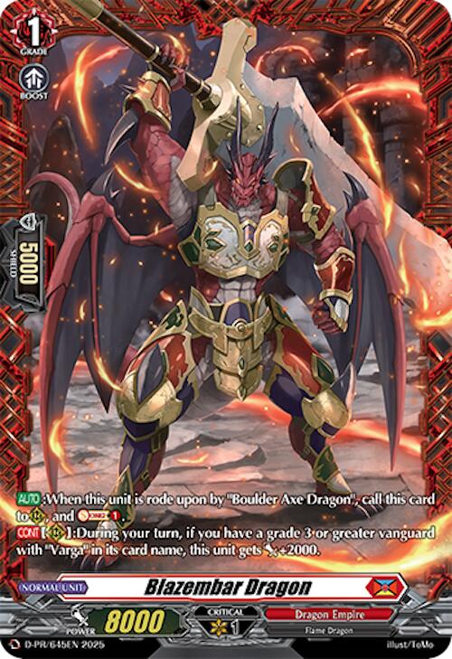 Blazembar Dragon (D-PR/645EN) [D Promo Cards]