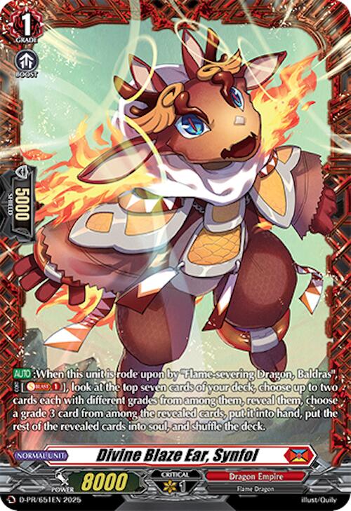 Divine Blaze Ear, Synfol (D-PR/651EN) [D Promo Cards]