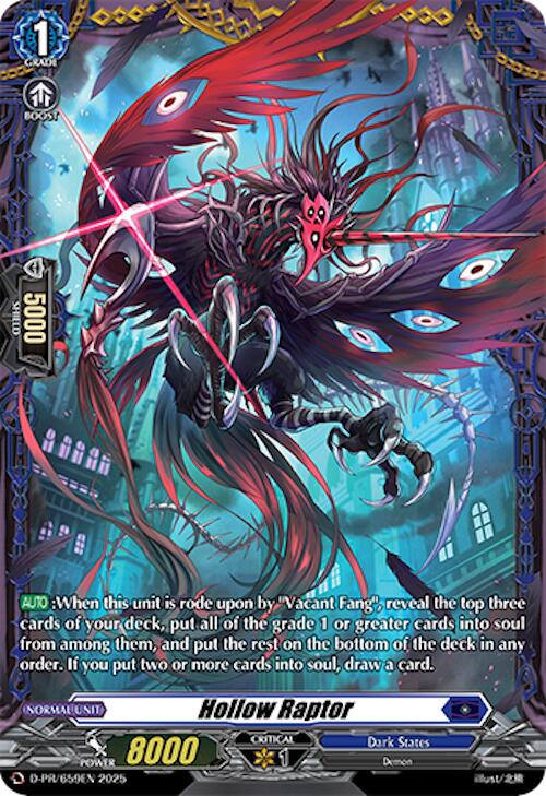 Hollow Raptor (D-PR/659EN) [D Promo Cards]