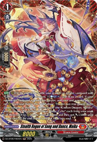 Stealth Rogue of Song and Dance, Maika (DZ-BT08/FR04EN) [Knights 0f Rebirth]