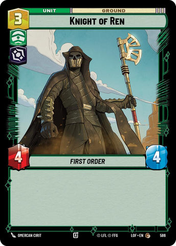 Knight of Ren (586) (Foil) (586) [Legends of the Force]