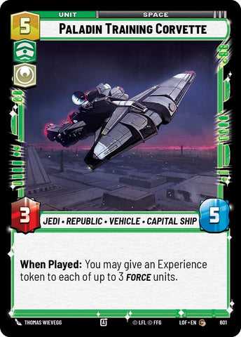 Paladin Training Corvette (601) (Foil) (601) [Legends of the Force]