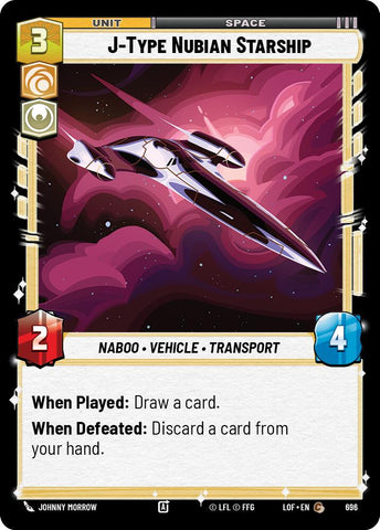 J-Type Nubian Starship (696) (Foil) (696) [Legends of the Force]
