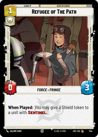 Refugee of The Path (744) (Foil) (744) [Legends of the Force]