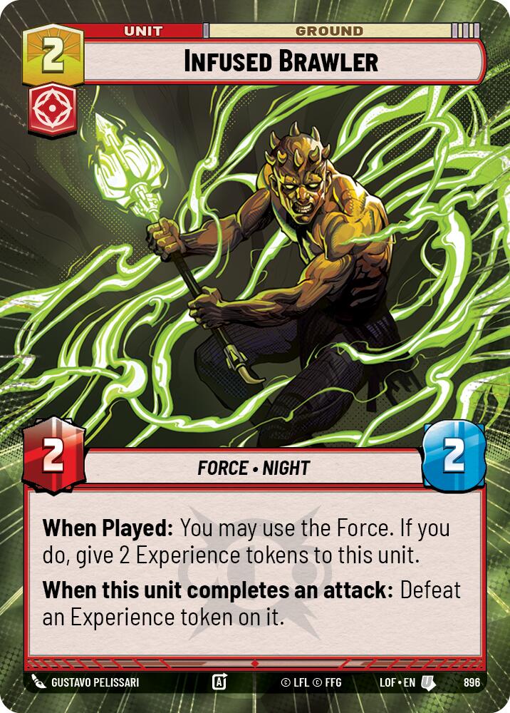 Infused Brawler (896) (Hyperspace Foil) (896) [Legends of the Force]