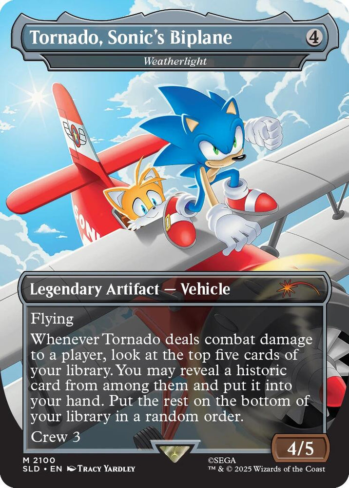 Tornado, Sonic's Biplane - Weatherlight [Secret Lair Drop Series]