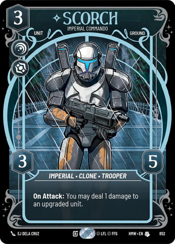 Scorch - Imperial Commando (852) (Prestige Foil) (852) [Homeworlds]