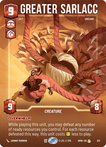 Greater Sarlacc (871) (Prestige Foil) (871) [Homeworlds]