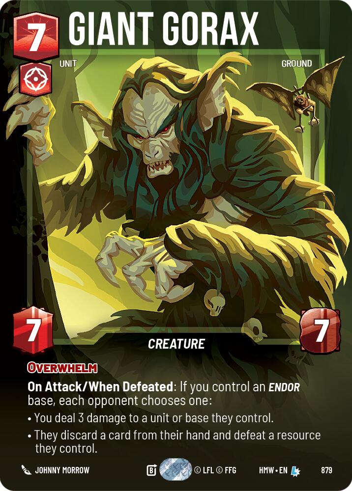 Giant Gorax (879) (Prestige Foil) (879) [Homeworlds]
