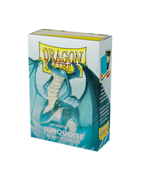Dragon Shield: Japanese Size 60ct Sleeves - Turquoise (Matte)