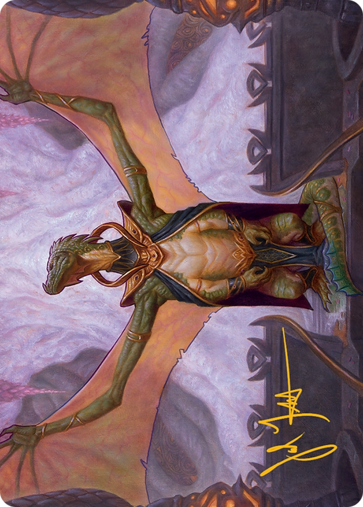 Kheru Goldkeeper Art Card (36/54) [Tarkir: Dragonstorm Art Series]