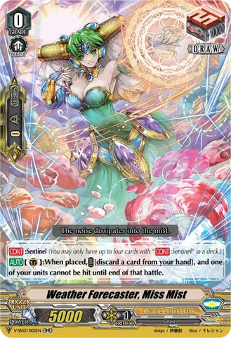 Weather Forecaster, Miss Mist (V-SS03/002EN) [Festival Collection]