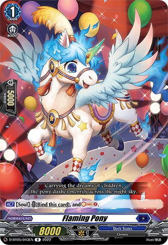 Flaming Pony (D-BT05/043EN) [Triumphant Return of the Brave Heroes]