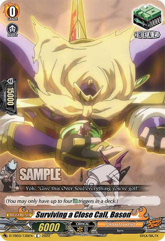 Surviving a Close Call, Bason (D-TB03/135EN) [Shaman King]