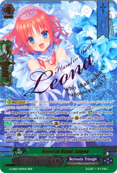 Hand in Hand, Leona (Wedding) (G-CB03/S07EN) [Blessing of Divas]