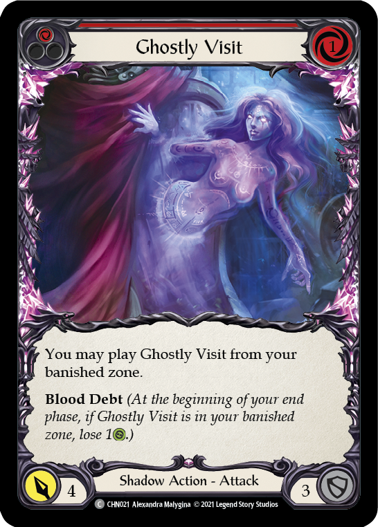 Ghostly Visit [CHN021] (Monarch Chane Blitz Deck)