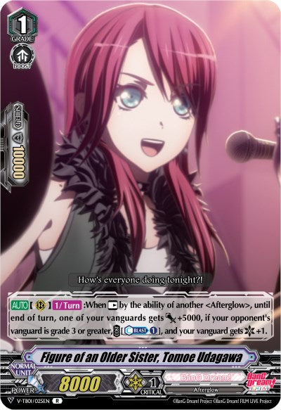 Figure of an Older Sister, Tomoe Udagawa (Parallel Foil) (V-TB01/025EN) [BanG Dream! FILM LIVE]