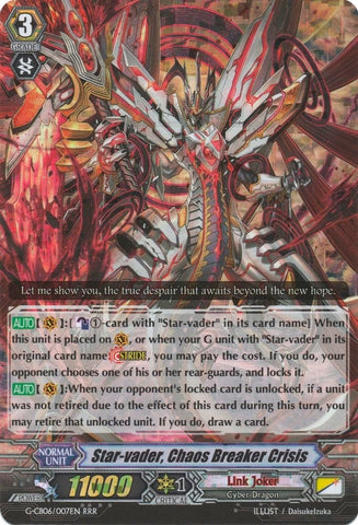 Star-vader, Chaos Breaker Crisis (G-CB06/007EN) [Rondeau of Chaos and Salvation]