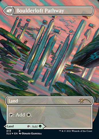 Branchloft Pathway // Boulderloft Pathway (Borderless) [Secret Lair: Ultimate Edition 2]