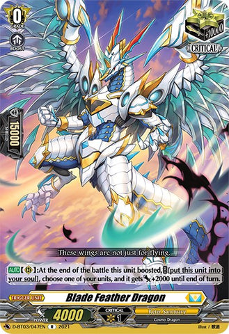 Blade Feather Dragon (D-BT03/047EN) [Advance of Intertwined Stars]