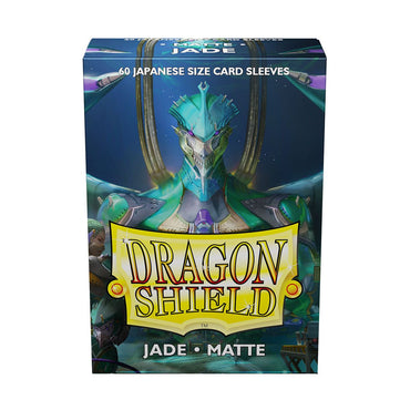 Dragon Shield: Japanese Size 60ct Sleeves - Jade (Matte)