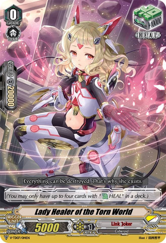 Lady Healer of the Torn World (V-TD07/014EN) [Kouji Ibuki]