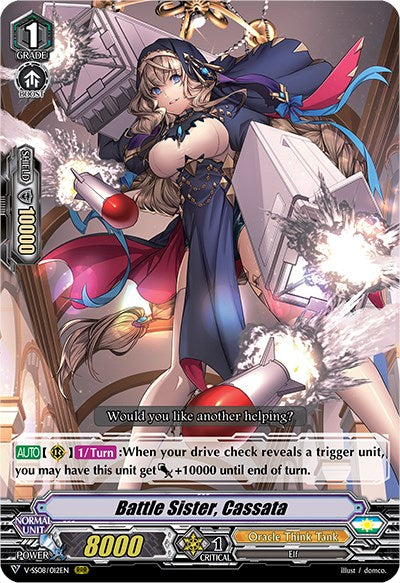Battle Sister, Cassata (V-SS08/012EN) [Clan Selection Plus Vol.2]