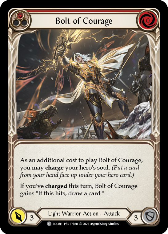 Bolt of Courage [BOL011] (Monarch Boltyn Blitz Deck)