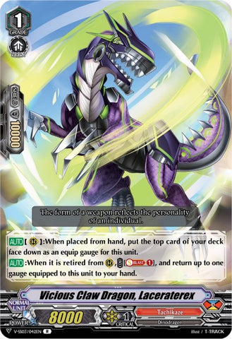 Vicious Claw Dragon, Laceraterex (V-SS03/042EN) [Festival Collection]