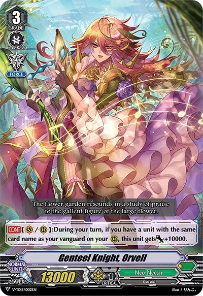 Genteel Knight, Orvell (V-TD12/002EN) [Ahsha]