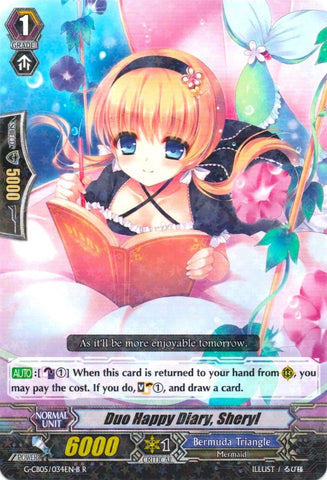 Duo Happy Diary, Sheryl (Black) (G-CB05/034EN B) [Prismatic Divas]