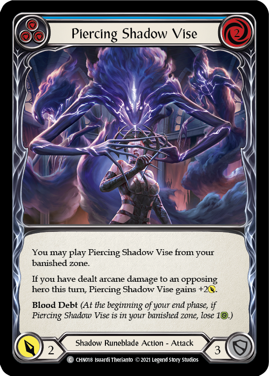 Piercing Shadow Vise [CHN018] (Monarch Chane Blitz Deck)